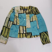 Russell Kemp Petite RN#97485 Women's Multicolor Blazer Jacket Size 2P image 9