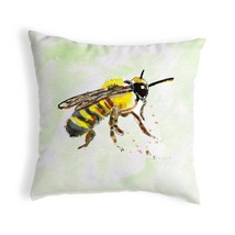 Betsy Drake Bee No Cord Pillow 18x18 - £42.80 GBP