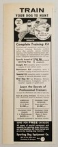 1960 Print Ad Train Your Dog to Hunt Training Kit Sporting Equipment Por... - $8.98