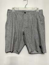 VTG 1946 Men&#39;s Gray Quick Dry 4 Way Stretch Moisture Wicking Shorts 32 NWT - $23.36