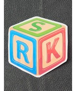 Colorful Alphabet Block Sticker - $1.65