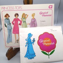 Vintage Sewing Creative Pattern C2 Princess Tops with Instruction Book 1... - $13.93