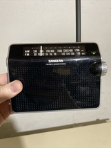 Sangean PR-D6BK AM/FM Compact Analog Radio Black - £24.04 GBP