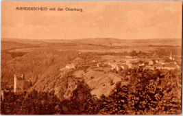 Postcard City of Manderscheid Germany Cardboard Sepia 1917 5.5 x 3.5 inches - $8.56