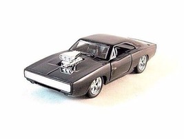 Dodge Charger R/T Fast And Furious – Dom&#39;s Car, Schwarz Jada 1:32 Diecast... - £36.02 GBP