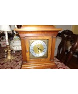 VINTAGE HOWARD MILLER CHIME MANTEL CLOCK LARGE SIDE WINDOWS WORKS GREAT! - $1,026.50