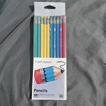 New Vintage Empire Wood Pencil Company Pencils 10 Count Soft Splash Seal... - $15.83