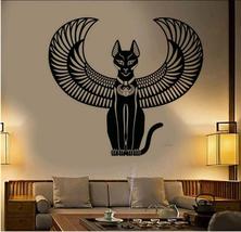 Ancient Egyptian Cat Goddess Egyptian Stickers Large Decorative Vinyl Wall Decal - £10.99 GBP+