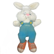 Cotton Easter Bunny 1983 Vintage 20” Inches Plush Dolls Rabbit 80S Toy Tail USA - £12.89 GBP