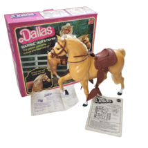 Vintage 1980 Mattel Barbie Dallas Palamino Brown / Tan Horse Original Box # 3312 - £75.17 GBP