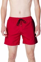Trussardi Beachwear Men Swimwear - 2XL Red Designer Fashion 2025 Collection - $1,423.20 MXN
