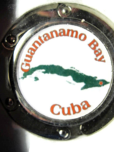 Purse Holder Hanger Guantanamo Bay Cuba New in Package Stainless Steel - £15.56 GBP