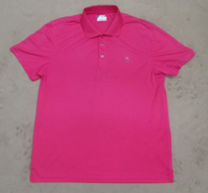 Izod Mens Golf Polo Shirt Short Sleeve Logo Casual Size Large - $7.69