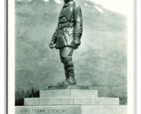 Statue of John Frank Stevens Summit Montana MT UNP Albertype Postcard R9 - $3.91