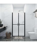 vidaXL Shower Door Frosted ESG (30.7&quot;-31.9&quot;)x74.8&quot; - $9,891.31 MXN