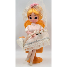 Senpro Ace Japanese Musical Fashion Doll 4879 Bride Wind Up 12&quot; Girls Toy 1960&#39;s - £15.75 GBP