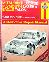 Haynes Automotive Repair Manual Eclipse Laser Talon 1990 thru 1994 All Models - £8.25 GBP