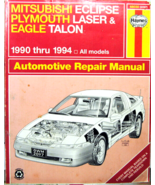 Haynes Automotive Repair Manual Eclipse Laser Talon 1990 thru 1994 All M... - £7.95 GBP