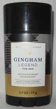 Bath &amp; Body Works Men&#39;s Collection Antiperspirant Deodorant 2.7oz GINGHA... - £15.23 GBP