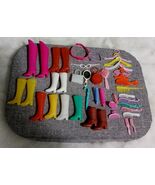 Vintage Barbie Skipper Doll Heels Sandals Bedding Hair Accessories 100+ ... - $148.50