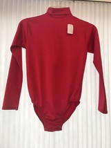 Alleson cheerleading Red size L Girls long sleeve Ships N 24h - $21.76