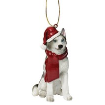 Design Toscano JH576306 Siberian Huskey Holiday Dog Ornament Sculpture  - $17.00