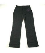 Neu Not Your Daughter&#39;s Jeans NYDJ Damen 2 Schwarz Gerade Stretch Nieten - £21.64 GBP