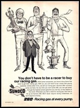 1969 Magazine Print Ad - SUNOCO, Sunoco 260 Racing Gas At Every Pump A7 - $6.64