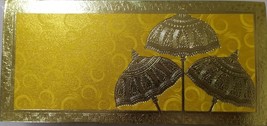 20Pc ShagunWedding Rakhi Gifting Designer Umbrella Border Embos Envelope... - $14.88