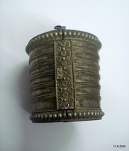 vintage antique ethnic tribal old silver bracelet bangle cuff rabari jew... - £173.30 GBP