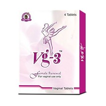 Natural Remedies To Cure Loose Vaginal Problem In Women 24 Vg-3 Tablets - $49.43