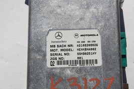 2000-2002 MERCEDES-BENZ S430 S500 W220 MOTOROLA TELEPHONE COMM MODULE K3130 image 8
