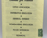 1949 Minneapolis Vocational School Course Guide, Descriptions &amp; Calendar - £13.06 GBP
