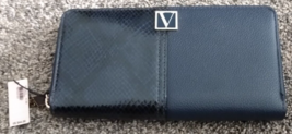 Victoria’s Secret Wallet Midnight Blur Block V Monogram Hardware Nwt - £27.49 GBP
