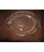 15 inch Anchor Hocking Glass Fish Platter - $12.00