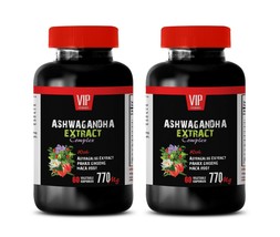 may boost testosterone ASHWAGANDHA ROOT COMPLEX 770mg improve brain function 2B - £20.89 GBP