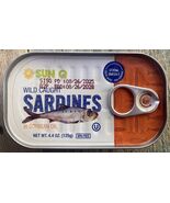 (10) SUN Q WILD CAUGHT SARDINES IN SOYBEAN OIL 4.4 Oz Can 44OZ TOTAL 8/2028 - $18.80