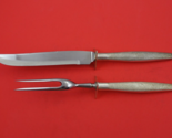 Florentine by Kirk Sterling Silver Steak Carving Set 2pc HH with Stainless - £85.94 GBP