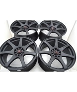 New DDR ZK15 17x7.5 5x100/114.3 35mm Matt Black 17" Wheels Rims (Set of 4) - $739.00