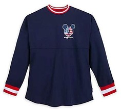 Disney Mickey Mouse Americana Spirit Jersey for Adults Walt World (XS) Blue - £39.56 GBP