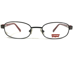 Levi&#39;s Kids Eyeglasses Frames LS1504 A002 Black Red Rectangular 46-18-130 - £31.14 GBP