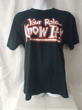  Vintage WWF WWE Authentic The Rock &quot;Your Role Know It&quot; Shirt XL 2000 Or... - £58.66 GBP