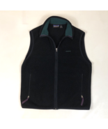 Vintage Patagonia Mens Black Synchilla Fleece Zip Vest 25182 Size Medium... - €30,05 EUR