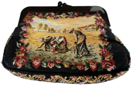Walborg Clutch Purse Tapestry Handbag Japan Vintage Planting Fields Farming Rose - £19.97 GBP