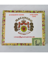 Macanudo Montego Y Cia Cigar Box 7x6x3&quot; Inch Tobacciana EMPTY Wood - $19.00