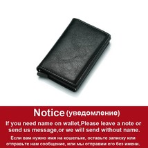 2023 Card Holder Wallets  Unisex   Black Magic Trifold Leather Slim Mini Women W - £84.15 GBP
