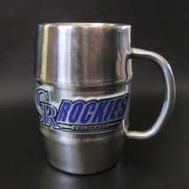 Colorado Rockies Team Steel Mug Official Major League Baseball Cup - £23.37 GBP