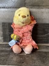 Disney Parks “Disney Babies” Winnie the Pooh Plush w/ Bee, Satin Blankie - 11in - £8.76 GBP