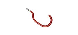 National/Spectrum Brands HHI N271-015 TV206871 6.5&quot; RED Bike Hook - $16.30
