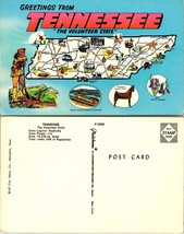 Tennessee(TN) Greetings Volunteer State Sites Attractions Horse Vintage Postcard - £7.51 GBP